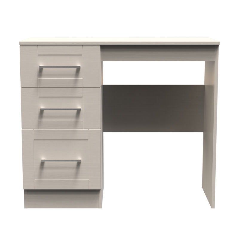 Fully Assembled Yearsley 3 Drawer 93Cm W Chest of Drawers, Grey