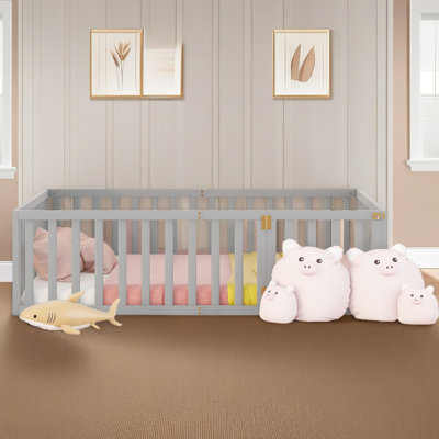 Wood Daybed Frame With Fence