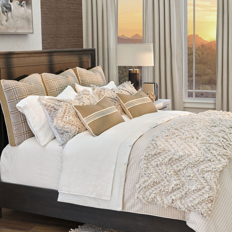 Sperrin Houndstooth Pillow Sham, Euro