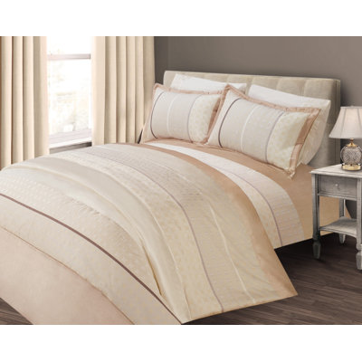 Amraj Polyester Geometric Shapes Duvet Cover Set with Pillowcases