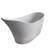 67.5'' x 28.75'' Freestanding Soaking Solid Surface Bathtub
