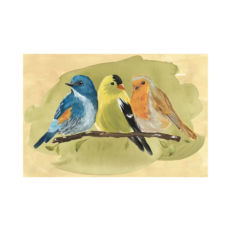Bird Perch I by Annie Warren - Wrapped Canvas Print, 66.04 cm H x 45.72 cm W x 1.91 cm D