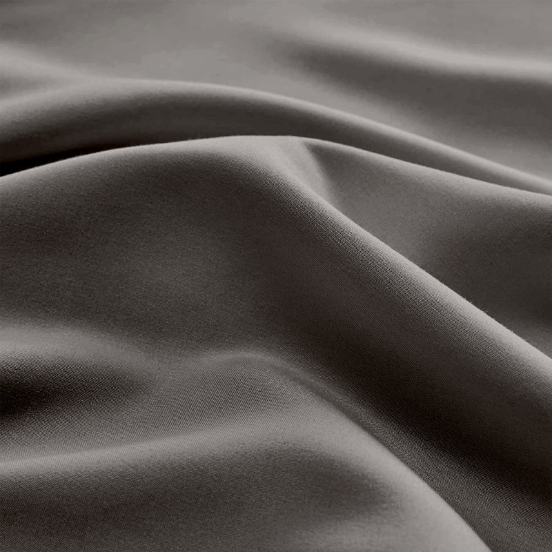 Iaan Soft Microfiber Brushed 40 cm Deep Fitted Sheet, Double, King, Kingsize (5'), Grey