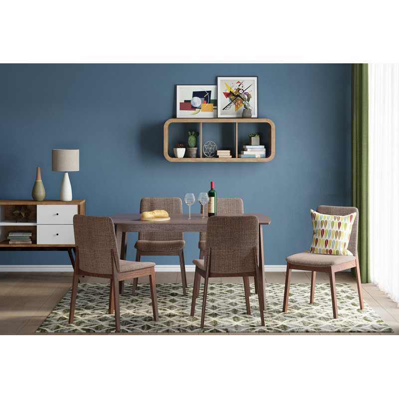 Acton 120cm H x 45cm W Steel Standard Bookcase, Mango