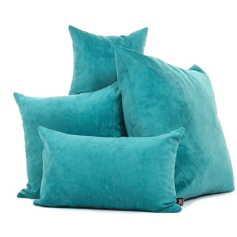 Minerville Square Cushion, Medium, Teal