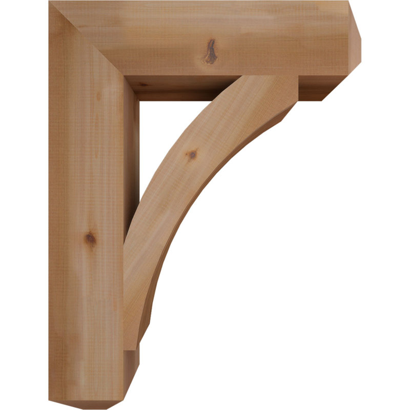 Support pour artisan Thorton, Cèdre rouge de l'Ouest (lisse), H 34 po x l 6 po x P 26 po