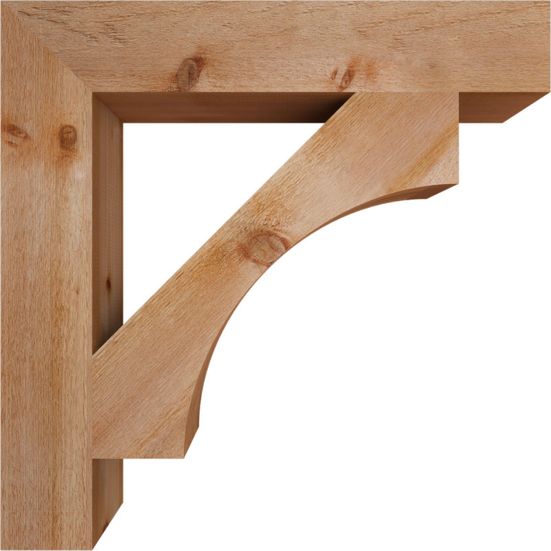 Support Westlake Block, Cèdre rouge de l'Ouest (scié brut), H 36 po x l 6 po x P 36 po