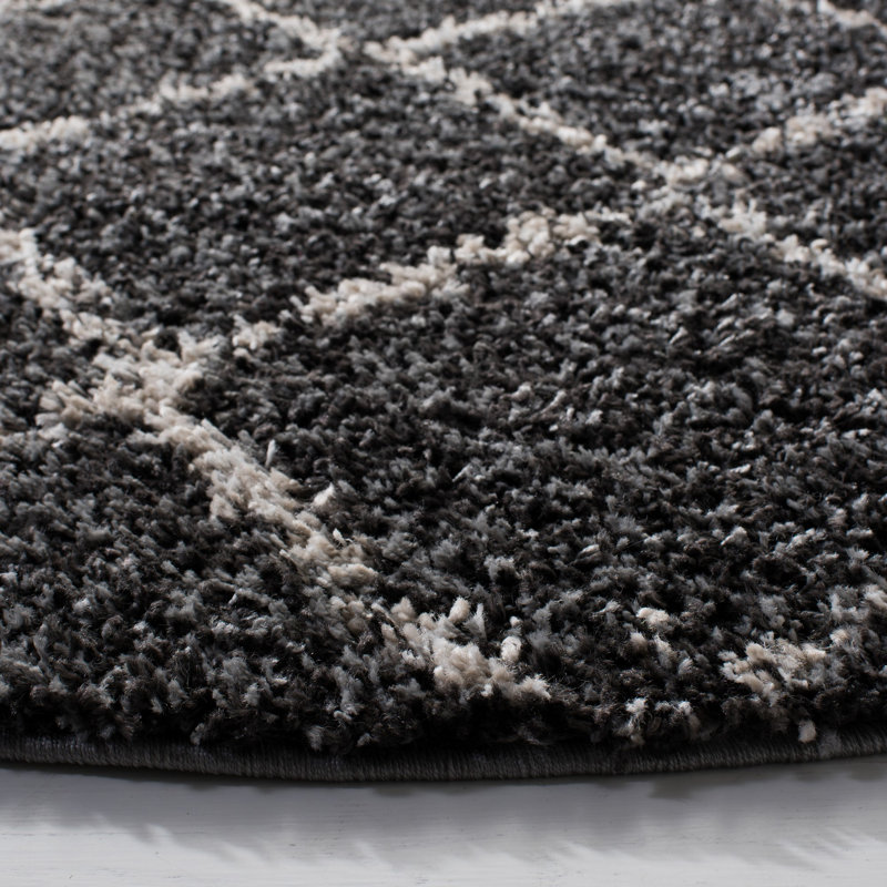 Tapis géométrique Gotha Performance, Rond 6 pi 7 po