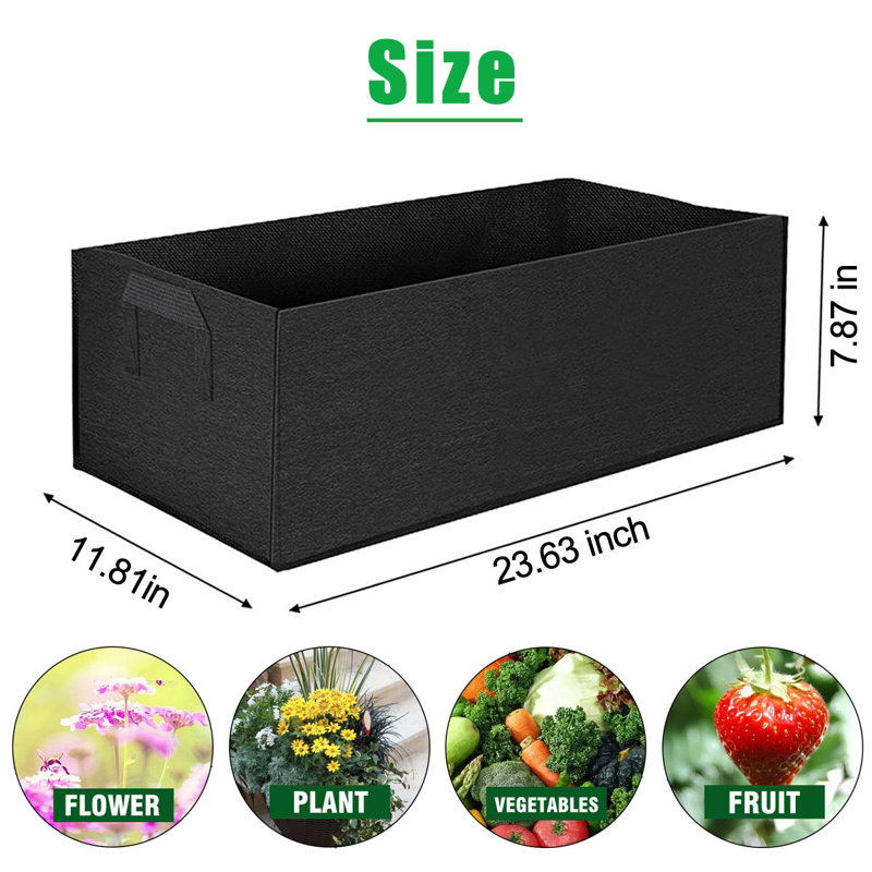 Planter Box, Black, 1