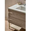 Meuble-lavabo gris naturel sans plateau de coiffeuse Craft Series
