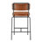 Wyett Upholstered Counter Stool with Metal Frame-690634930