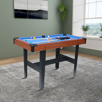 Modern and easy to use multifunctional game table with billiard table and table tennis, hockey table with metal legs for home, lounge, recreation room