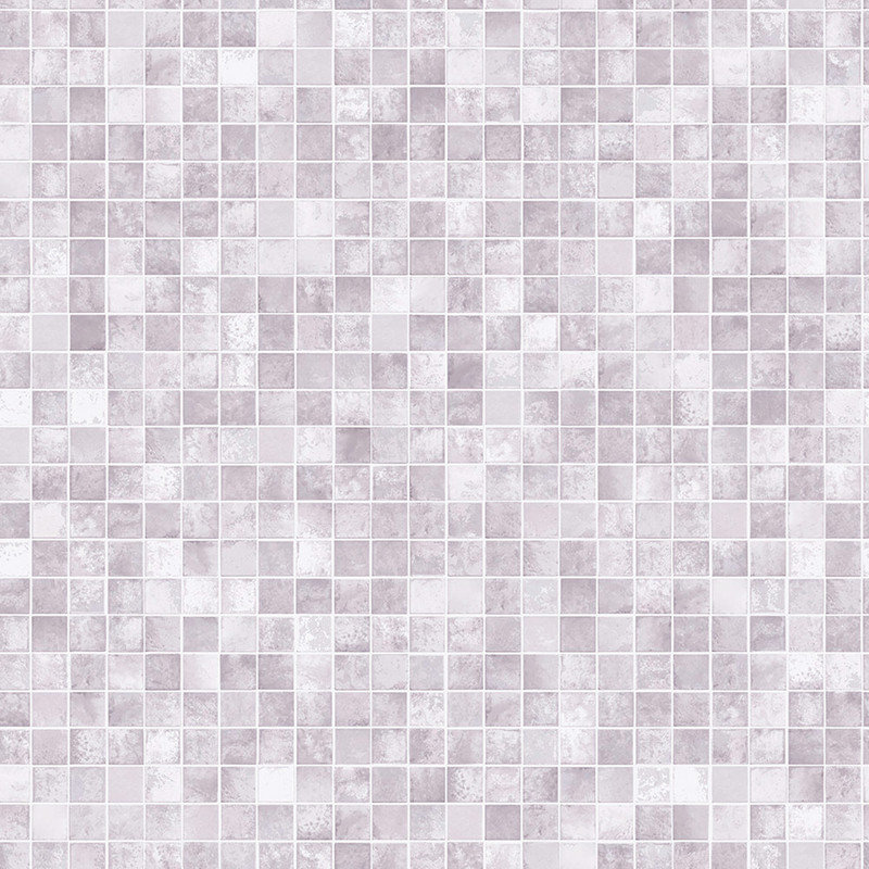 Papier peint adhésif mosaïque, Gris