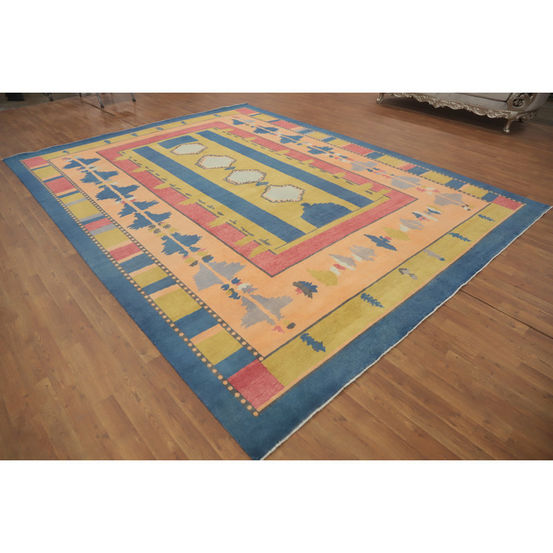 Tapis oriental géométrique 9 x 12