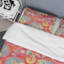 Multicolore motif floral cachemire I - ensemble de housse de couette abstrait - microfibre de polyester-490220488