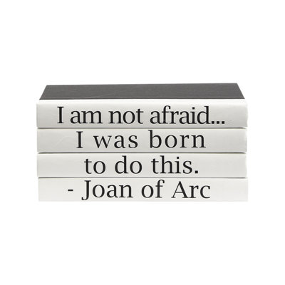 Quote Entertainment Decorative Book