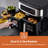 Geepas Vortex 9L Dual Basket Air Fryer Family-Sized 10-In-1 Digital Convection Air Fryer