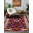 Derya Collection Digital Print Cotton-Polyester Purple Floral Rug-1578740403