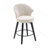 Modern Adjustable & 360° Swivel Counter Stools Set Of 2 - 25" Counter Height Durable PU Leather, BIFMA Certified For Kitchen Island & Home Bar, White-1179671442
