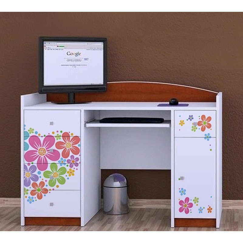 Mariel 125cm Computer Desk, Brown