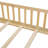 Finka Kids Floor Platforms Bed With Fence and Door by Harriet Bee-42099786-45026230