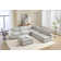 115.8'' 6-Piece Chenille Upholstered Modular Sectional With Ottoman