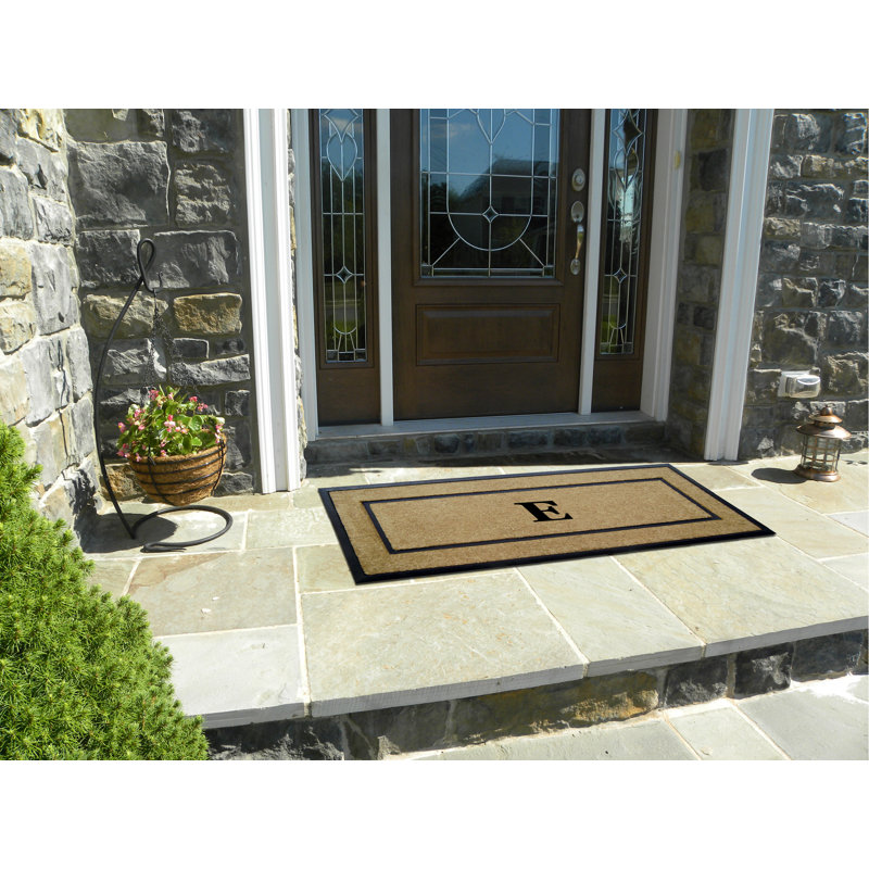 Tapis de porte antidérapant pour l'extérieur, L 24 po x L 57 po, E