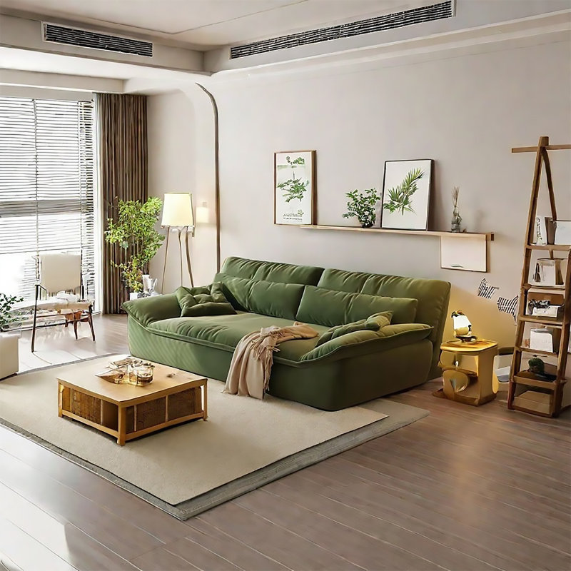 Canapé-lit réglable en tissu 70,87 po, H 30,71 po x l 70,87 po x P 38,19 po