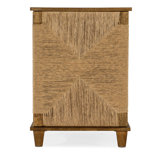 Chiseling Solid Wood Accent Cabinet