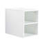 Meuble-lavabo 72 po à fermeture en douceur avec lavabo, petites tablettes de rangement et armoire combinée