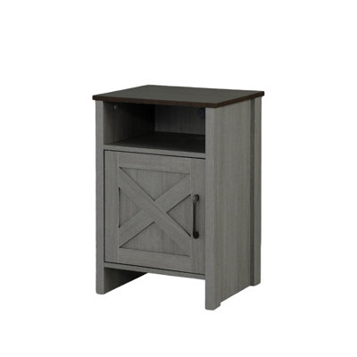 Rustic Farmhouse Style 1Pc Side Table