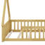 Tent-Shaped Teepee Bed With Safety Rails-731466962