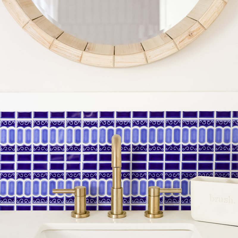 Modena Porcelain Grid Wall Tile