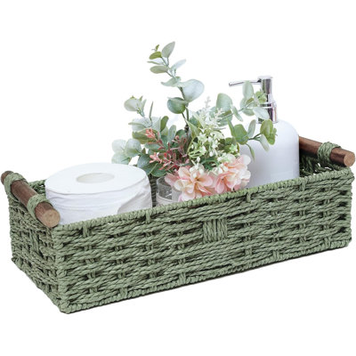 Round Paper Rope Storage Basket
