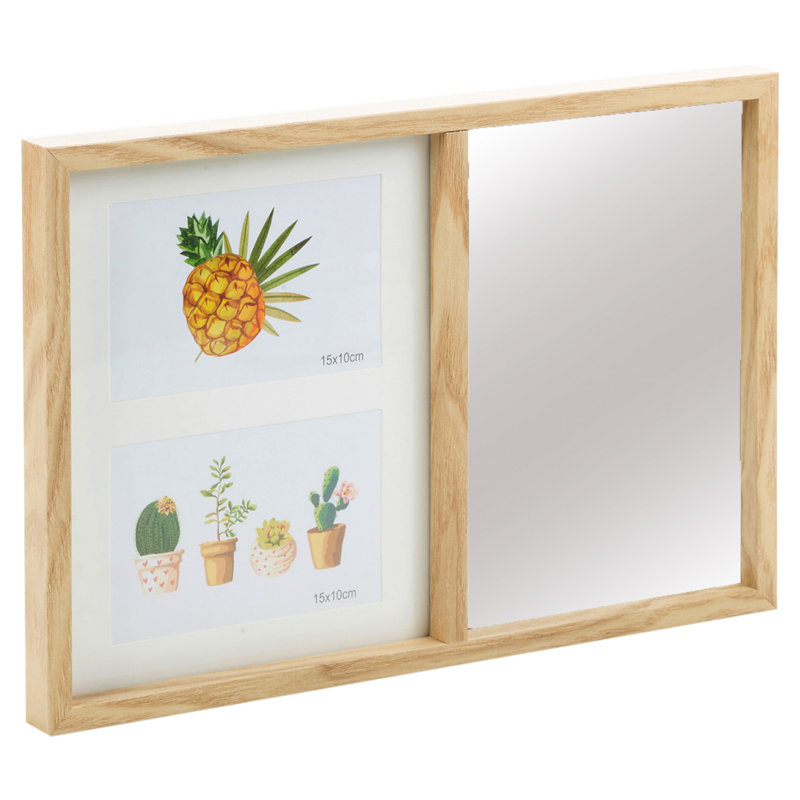 Precita Brown Wood Matte Picture Frame, 27cm H x 39cm W x 3cm D