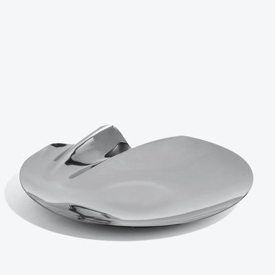 SERENITY Polished Stainless Steel Decorative Plate