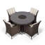 Outdoor Patio Dining Chair with Cushion