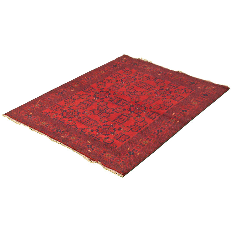 Tapis de zone en laine 5 pi x 6 pi 5 po main-of-kind-noué la 2010s esari turque Allaina