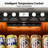 105 Cans Beverage Cooler 16.9 in. W Single Zone Refrigerator 2-Layer UV-Blocking Tempered Glass Door in Stainless Steel