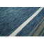 TAPIS BLEU MODERNE À LA MAIN-92841299