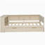 Wooden Platform Bed with Storage Shelves, Drawers, Charging Station, and Pillow-Headboard-1445286511