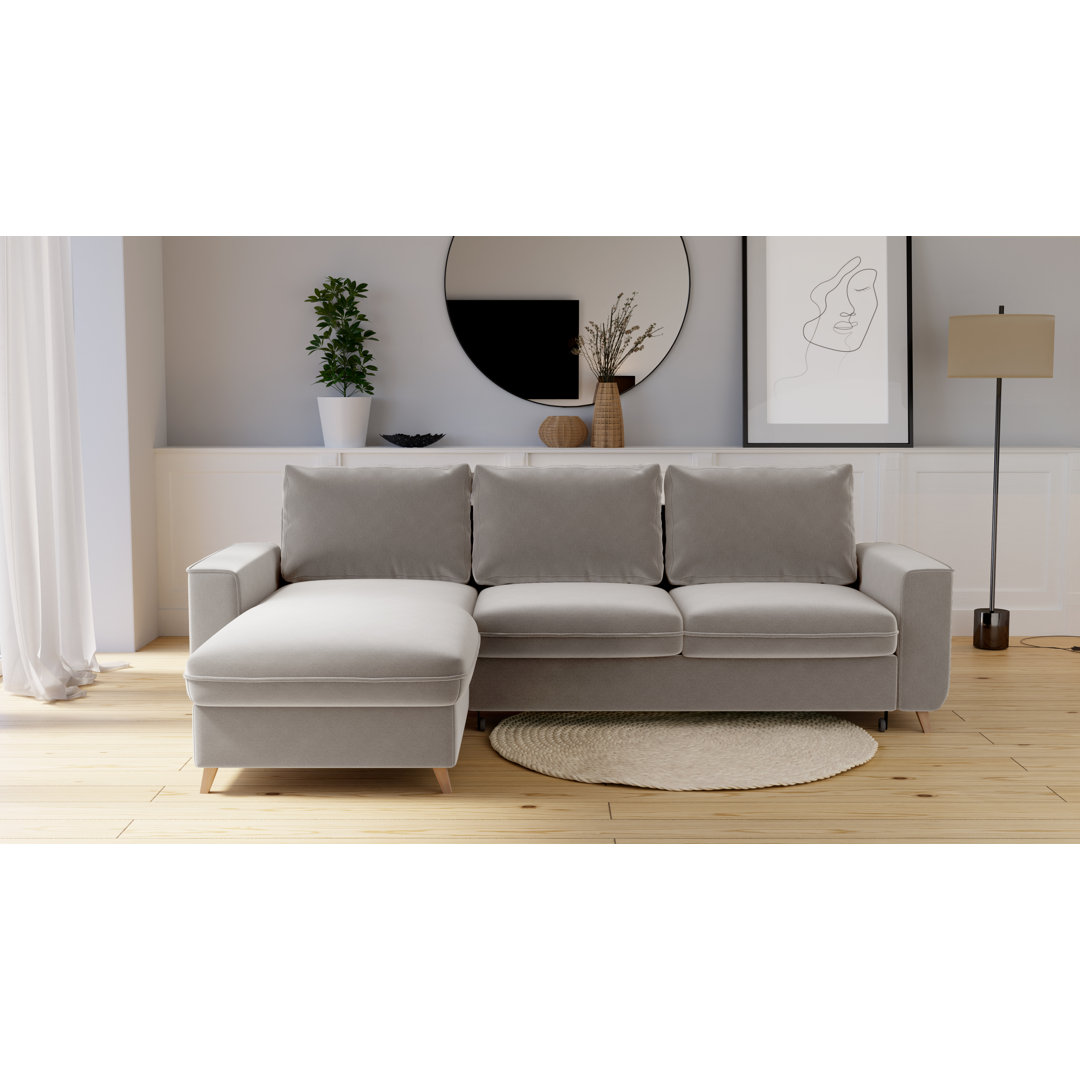 Ecksofa Pugmire mit Bettfunktion