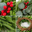 Couronne de porte 15,75 po Eucalyptus
