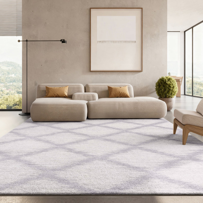 Tapis géométrique Oddger Performance, Rectangle 8 pi x 10 pi