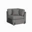 Banquette d'angle Lockheart 61 cm grise avec coussin-126756068