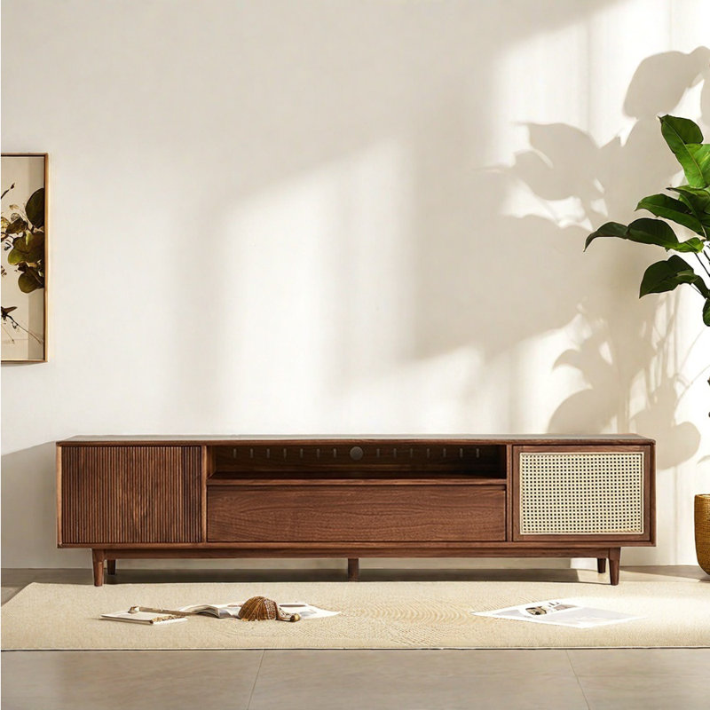 Nouveau meuble télé de style chinois, 86.61"