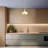 Adjustable Height Metal Body Single Pendant