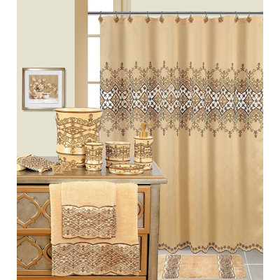 Loreatha Floral Shower Curtain