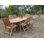 Fanning Outdoor 7 - Piece Teak Dining Set
