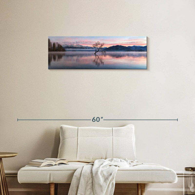 " Subzero Serenity Canvas Print " Print, 12" H x 36" W x 1.25" D